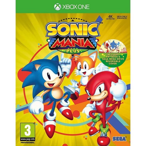 Xbox One-spel - SEGA - Sonic Mania Plus - HD-grafik - Nya karaktärer - Encore-läget