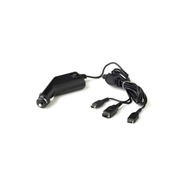 Biladapter - Nintendo - DS/Lite/Gameboy SP/Micro - Svart - Trådbunden - Tillbehör