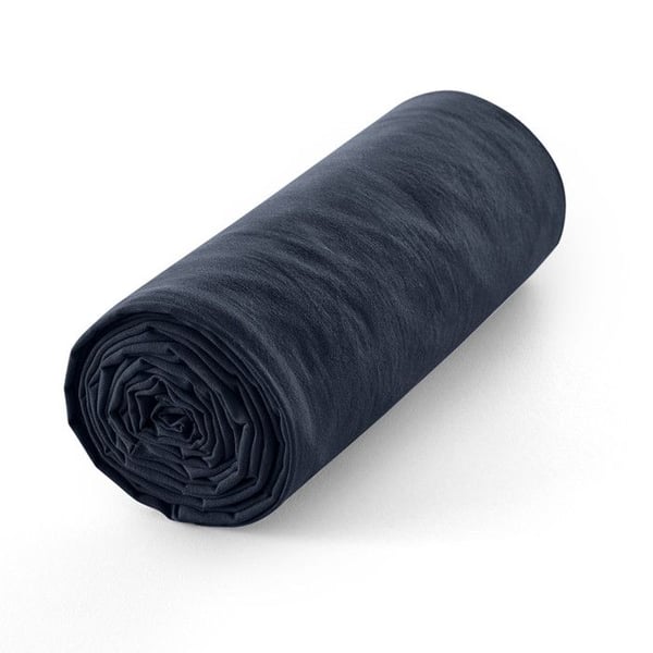 Lakan 180 x 200 cm, 30 cm keps "Premium" för king size dubbelsäng - Premium Midnight Blue