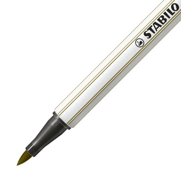 Penselpennor - STABILO - Pen 68 Brush ARTY - Förpackning med 20 - Flexibel spets - Klara färger