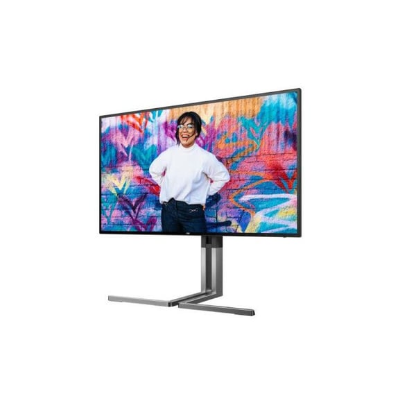 PC-taulunäyttö - AOC - U27U3CV - 27 tuumaa - 4K Ultra HD - LCD musta