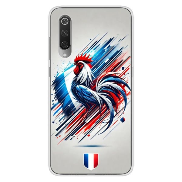 1001Coques - Silikonfodral kompatibelt med Xiaomi Mi 9 Mi 9 Pro - Fransk tuvmotiv - Originaldesign tryckt i Frankrike