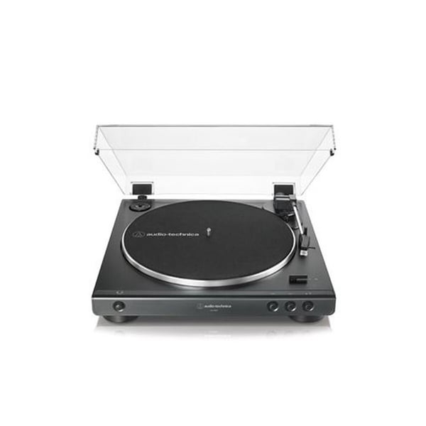 Plattform för vinylskivor - Audio Technica - AT-LP60XBK - Svart - Plugga in och spela - Automatisk