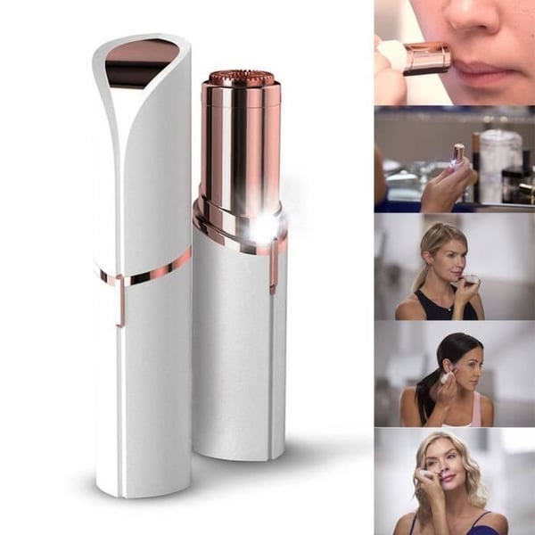 Epilator - Final Touch - Röd - Hypoallergenisk - Smärtfri - Bärbar