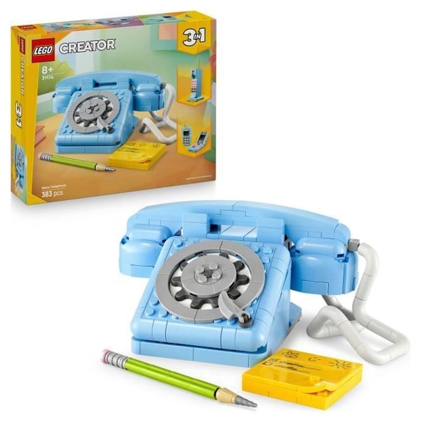 LEGO Creator 3-i-1 31174 Den Retrotelefon - Byggset från 8 år