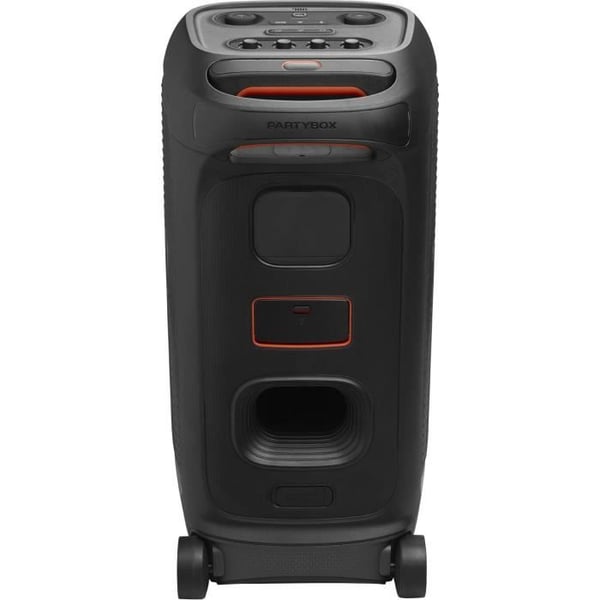 JBL PartyBox Stage 320 - Bärbar festhögtalare - 240W - Kraftfullt JBL Pro-ljud - Upp till 18 timmars batteritid - IPX4 - Svart