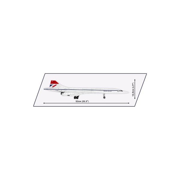 Byggspel - Concorde Concorde - 455 stycken Cobi