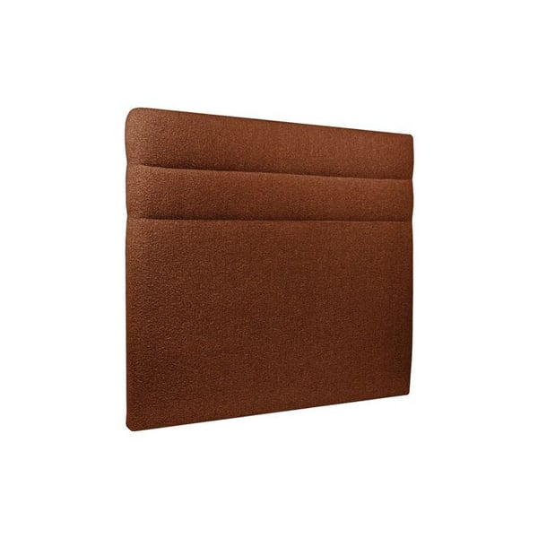 Sänggavel Längder Bouclette Terracotta L 180 cm - Ep 10 cm stoppad - Design sänggavel i massivt trä