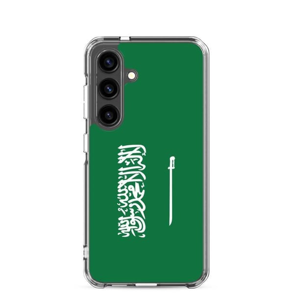 Telefonfodral - Samsung - Galaxy S24 Plus - Saudiarabiens flagga - Mjuk - Flerfärgad