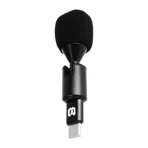 Mikro Lavalier - PULUZ - USB-C - Allriktad - Vindskydd - Svart