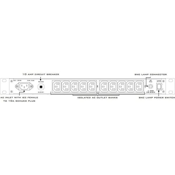 FURMAN PL-8 C E Multipriserar