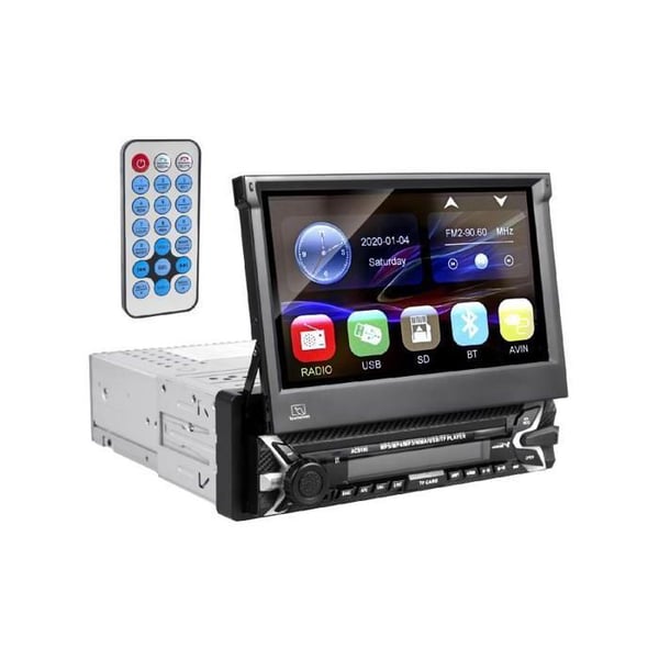 Multimedia bilradio - AUDIOCORE - 7" LCD - Bluetooth handsfree - Double-Din - 1080P