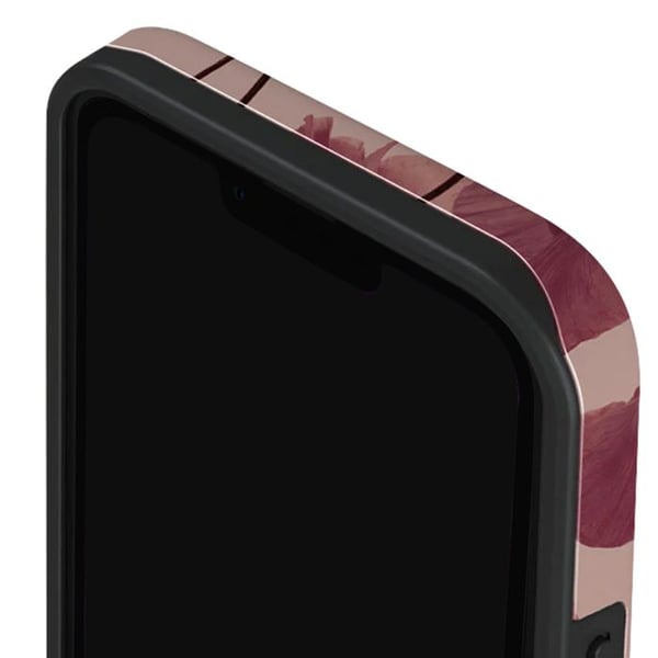 Fodral för iPhone 13 Pro Elegant Mönster Tender Kiss Burga Bordeaux
