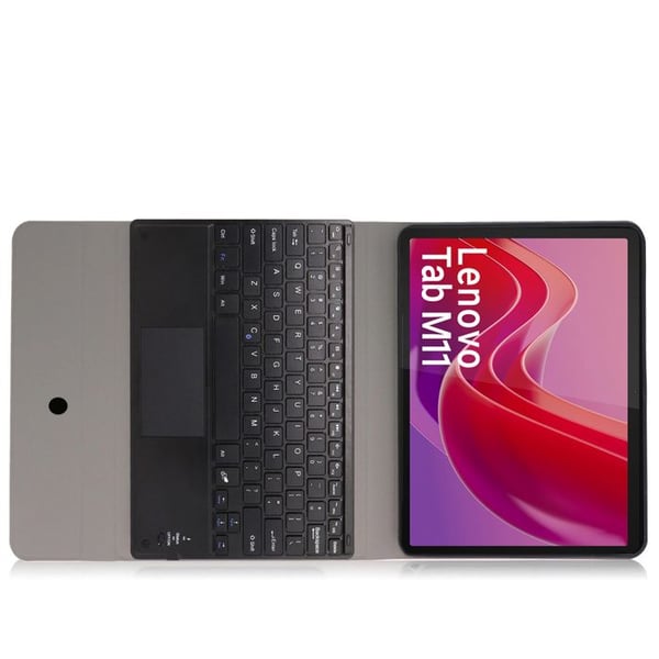 Bluetooth-näppäimistökuori kosketuslevyllä Lenovo Tab M11:lle (musta)