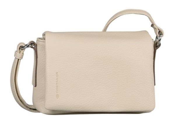 Axelväska med rem - TOM TAILOR - Lissi Flap Bag no Zip S - Beige - 21x15x6 cm - 230 g