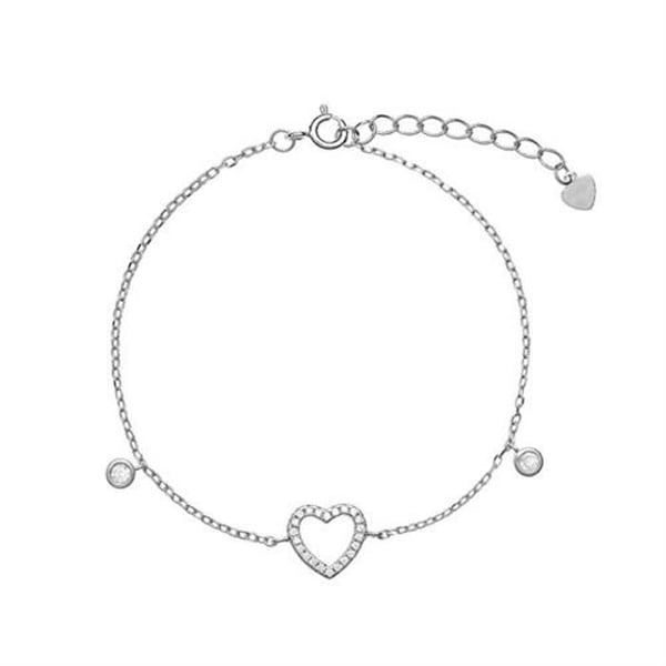 Armband - AGAIN JEWELRY - AJNR0012 - Sterlingsilver - Kubisk zirkon - 16 cm + 3 cm förlängning