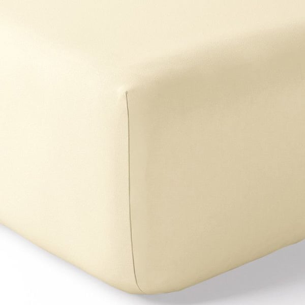 "Julian" percale påslakan med 35 cm keps alla storlekar Pure Cotton - Julian Ivory - 140 x 190 cm 35 cm keps