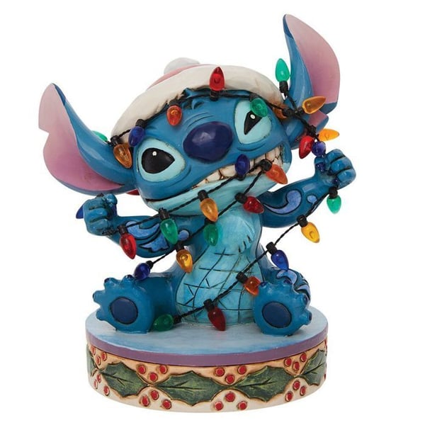 Disney Traditionsfigur - Lilo And Stitch - Sy med girlanger
