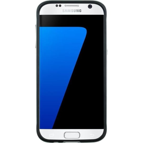 Coque - ITSKINS - Venum - För Galaxy S7 - Transparent - Svart och Silver - Stötabsorberande skydd