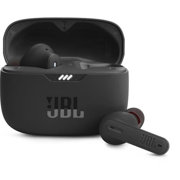 JBL Tune 230NC TWS - Trådlösa hörlurar med brusreducering - 4 mikrofoner - Pure Bass-ljud från JBL - JBL Headphones-app - Svart