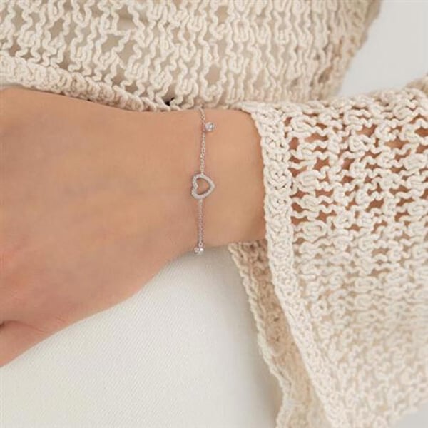 Armband - AGAIN JEWELRY - AJNR0012 - Sterlingsilver - Kubisk zirkon - 16 cm + 3 cm förlängning