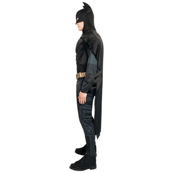 Batman Kostume - RUBIES - The Dark Knight Rises - Voksen - Sort - Polyester