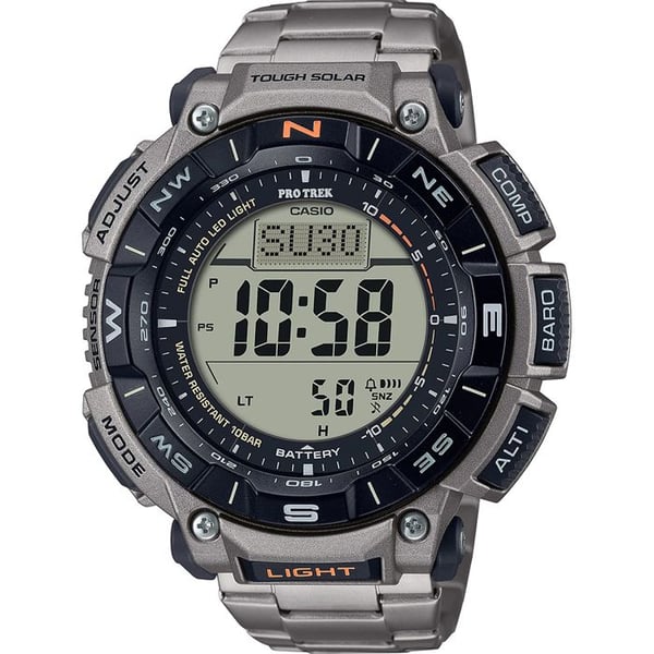 Klocka - CASIO - Pro-Trek PRG-340T-7ER - Kvarts - Titan - WR 100m