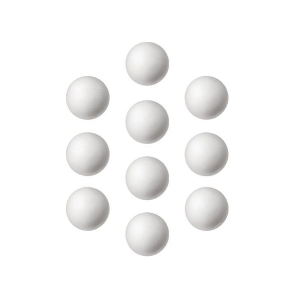 Polystyrenkulor, massiva, 4 cm - set om 10 st