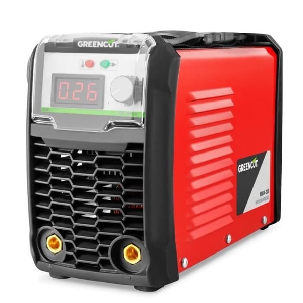 Svejsemaskine Inverter DC MMA 200Amp iGBT Turboventileret LCD Skærm -GREENCUT