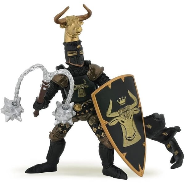 Master of Weapons Bull Crest Figurine - PAPO - DEN MEDELTIDA VÄRLDEN - För barn