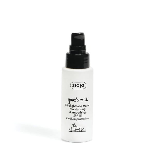 Ansiktskräm - Ziaja - Lätt - Anti-Rynkor - Getmjölk 50ml SPF 15
