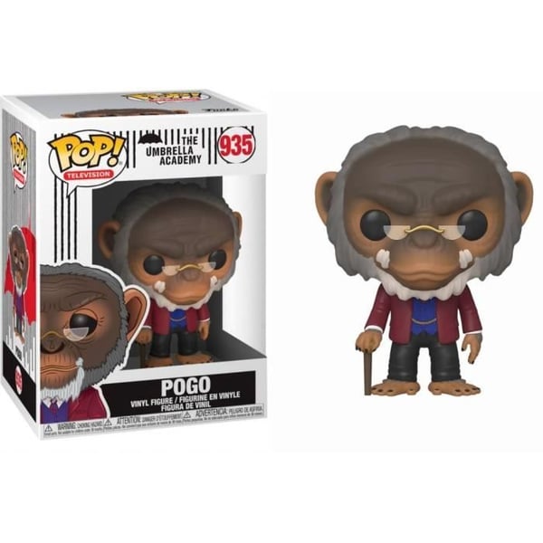 Figur - Bobble Head POP N° 935 - Umbrella Academy - Pogo - Flerfärgad