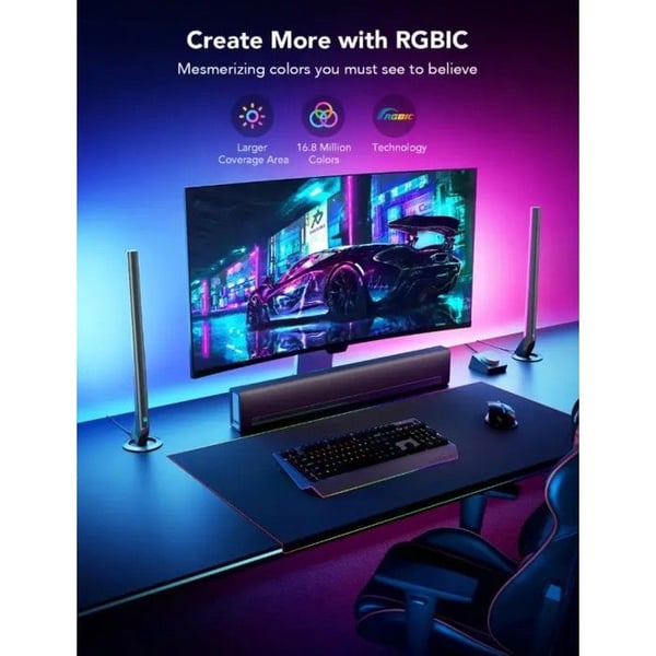 Intelligent pære Govee - H6047381 - Smarte gaming lysstænger