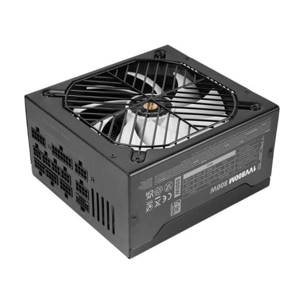 Strömförsörjning PC - TACENS - Valeo V 800M - 800W - 80 Plus Silver - Fläkt 140mm 0dB PRO SILENCE II