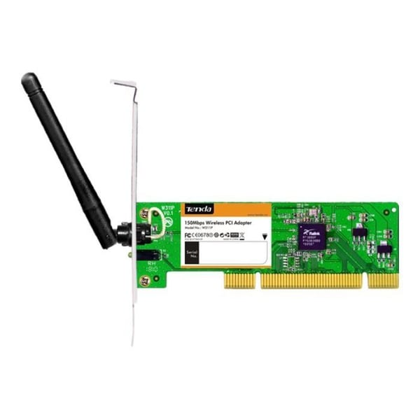 Nätverksadapter - TENDA - W311P - PCI - 802.11b/g/n Nätverksadapter - TENDA - W311P - PCI - 802.11b/g/n