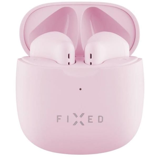Trådløse høretelefoner - FIXED - Lyserød kåbe - Bluetooth 5.3 - Batterilevetid 20 timer - Åben design