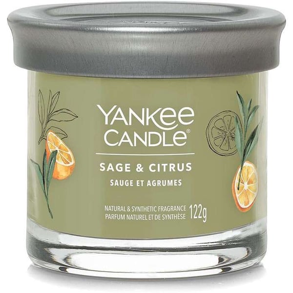 CANDELA TUMBLER PICCOLO SIGNATUR SALVIA & CITRON - YANKEE CANDLE