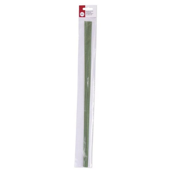 Blomstertråd, 50 cm, 1 mm ø, grön, 20 st