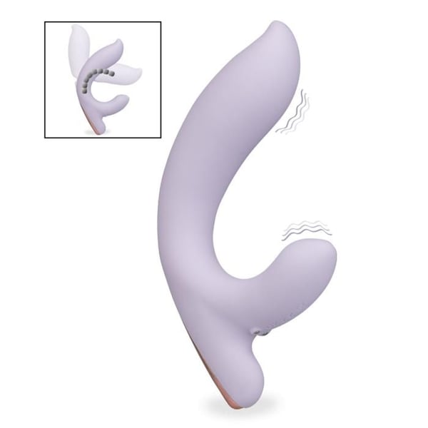 Optimal komfort Rabbit vibrator Cloudy - Lila