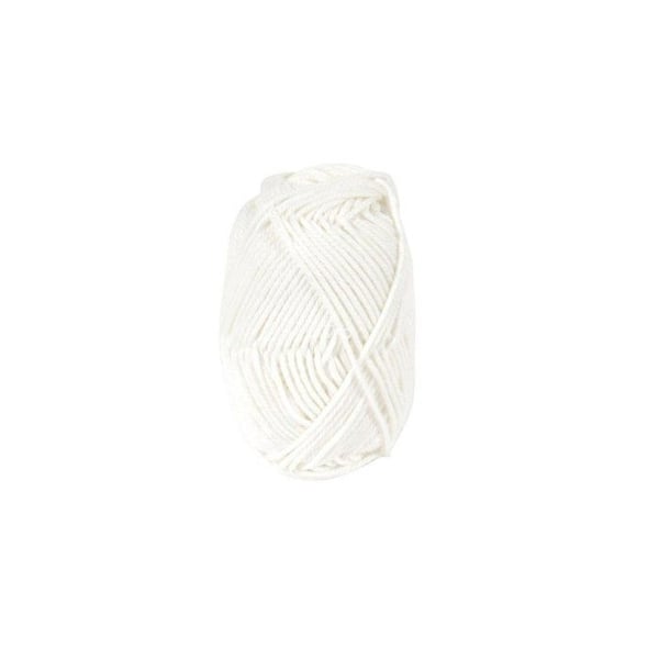 DMC - Natura Happy Cotton 3mm 20g Amigurumi och Virkning Col. 761 vit