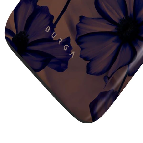 Coque MagSafe - Burga - iPhone 13 Pro - Mörklila - Mönster Velvet Night - Elegant