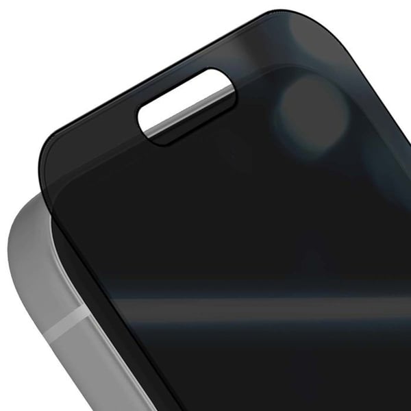 Hærdet Glas - PANZER GLASS - iPhone 17 Pro - Privatliv 2-Vejs - Ultra Bred Pasform - Stødabsorberende