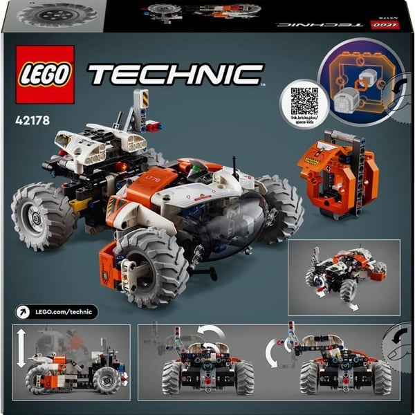 LEGO Technic 42178 LT78 Surface Space Loader, äventyrsleksak, Exploration Set