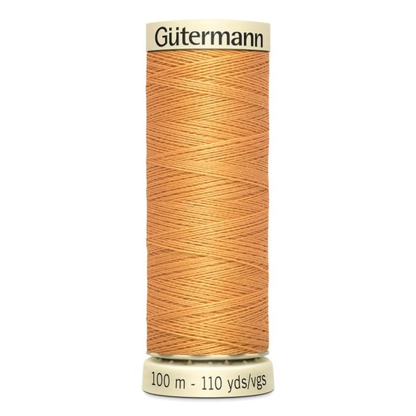 Fil för sömnad 100% polyester Gutermann 1 Spole - Att 300 - aprikos