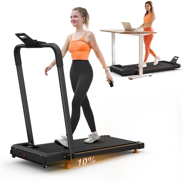2-in-1 juoksumatto - NEWTRAL - Käännettävä - 120 kg - Bluetooth - Kallistus 10%
