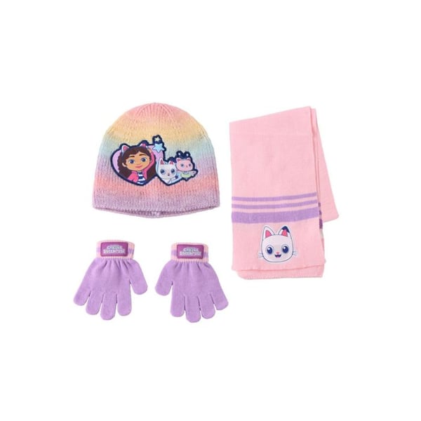 Tre delar Gabby's Dollhouse scarf set