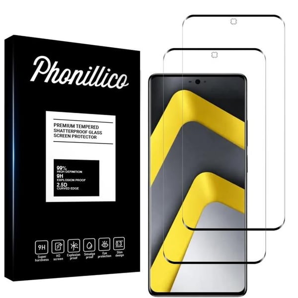 Härdat glas för Xiaomi Poco M8 PRO 5G [Pack 2] Skärmskydd Phonillico®