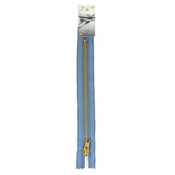 Icke-separabel dragkedja - Prym - 15 cm - Tvättad jeans - Bronzefiber - Hög kvalitet