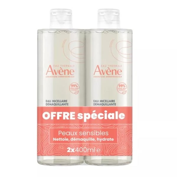Micellärt Vatten Rengörande - AVÈNE - 400Ml - Hypoallergen - Känslig Hy - Delikat Doft