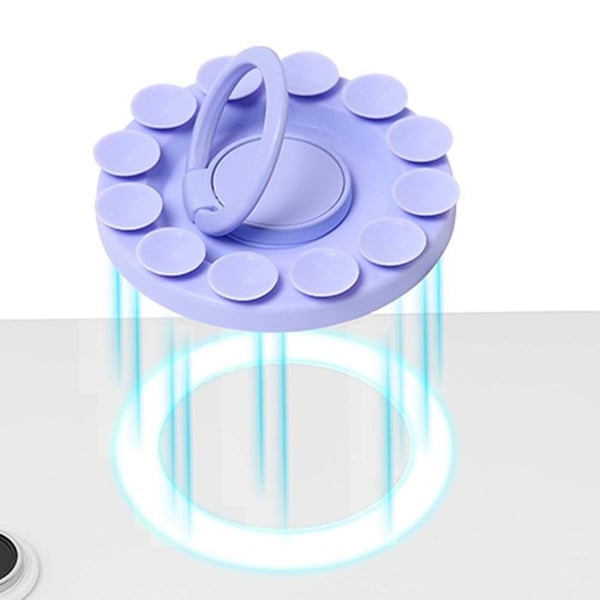 Stöd Bague - BIGBEN CONNECTED - Kompatibel med MagSafe - Sugkopp - Ställring - Lila